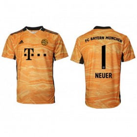 Jalkapallo Pelipaidat FC Bayern München Maalivahti Manuel Neuer 1 Kotipaita 2021-2022 Lyhythihainen